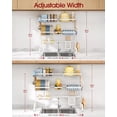 thumbnail image 3 of Dish Drying Rack White XX-Large (3 Tier) Over The Sink Kitchen Organizer, 3 of 4