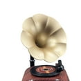 thumbnail image 6 of Dualoai Phonograph Music Box Crafts Gramophone Musical Box for Office Christmas Home Brown, 6 of 9