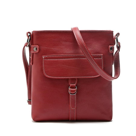 Buckle Front Cross Body Purse
