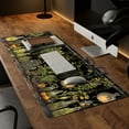 thumbnail image 2 of Desk Mat Green Plants Mouse Pad Gaming Mat Dark Keyboard Mat, Long Mouse Mat XXL Extended Desktop Mat Magical Bottles Computer Mats with Stitched Edges, Office Desk Accessory 31.5" x 15.7", 2 of 13
