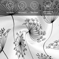 thumbnail image 6 of Black Dandelion Cloth Napkins, Spring Country Modern Minimalist Flower Washable and Reusable Dinner Napkins Set of 6, Table Napkin for Kitchen Party Birthday Wedding Hotel Housewarming 20"x20", 6 of 9