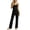 Black, variant on Gkeoshab Women Pajama Sets Women Striped Ribbed Two Piece Camisole Lounge Sets Lace Trim Tank Top & Long Pants Fashion Tie Dye Pajama Set Breathable Loungewear