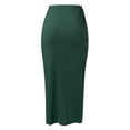 thumbnail image 3 of Aayomet Skirts For Women Trendy Women's Elegant High Waist Skirt Tie Front Pleated Maxi Skirts,Green L, 3 of 4