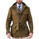 thumbnail image 2 of Hombres Sólido Casual Slim Fit Bolsillos Cortavientos Botón Abrigo Chaqueta Outwear Abrigo Fridja  po5291, 2 of 4