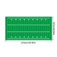 thumbnail image 4 of Cozeii Football Plastic Tablecloth 54x108 Inch, Disposable Table Cover for Sport Themed Parties, Birthday, Game Days, Tailgate Events​​, Easy Clean-Up​​, 4 of 8