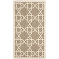 thumbnail image 2 of SAFAVIEH Indoor Outdoor CY6032-242 Courtyard Brown / Beige Rug, 2 of 10