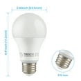 thumbnail image 4 of Clearance:2 Pack A19 Light Bulbs, Non-Dimmable Daylight Bulbs for General Lighting, 5000K Daylight, E26 Medium Base, 4 of 5