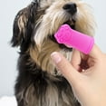 thumbnail image 5 of KMWGRE Pet Care Finger Toothbrush Soft Easy Use Teeth Cleaning Tool Plaque Remover Grooming Supply For Dogs Cats B 5.5x2.6x2cm, 5 of 6