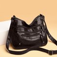 thumbnail image 1 of Bolso de hombro a la moda para mujer bolso bandolera con cremallera y múltiples bolsillos bolsos Vintage para mujer, 1 of 8