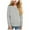 Light Gray, variant on Ulanda Girls Long Sleeve T Shirts Kids Crewneck Fall Winter Tops Basic Tees 5-14 Years (, 5-6 Years)