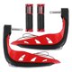 thumbnail image 1 of Kit de cubiertas para manillares de motocicleta Unique Bargains 7/8" 22mm 15/16" 24mm, empuñaduras de aleación de aluminio y goma, color rojo, 1 juego, patrón de diamante, lado a cuadros., 1 of 1