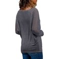 thumbnail image 2 of Women's Patchwork Long Sleeve Top Striped Casual Loose Shirt T-Shirt, 2 of 5