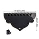thumbnail image 4 of Yuarrent Pieza trasera de mandolina, fijador de cuerdas, pieza de repuesto de Color negro triangular, accesorio de instrumento de música, Accesorios para instrumentos musicales, 4 of 6