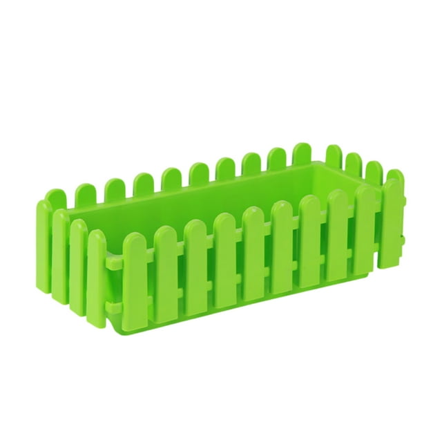 Pot de Fleurs pour Rebord de Fenêtre pour Usage Extérieur et Intérieur – Hydroponique Adapté Autoportant pour Cour