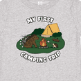 thumbnail image 4 of Inktastic My First Camping Trip-camping Hedgehog Boys or Girls Baby T-Shirt, 4 of 5