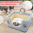 thumbnail image 5 of Cat and Dog Bed – Soft Plush Pet Sleeping Cushion for Small Medium Pets,Cozy Washable Indoor Cat Bed & Dog Bed with Non-Slip Bottom, 5 of 6