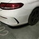 thumbnail image 4 of Car Rear Bumper Lip Spoiler Canards Trim for - C Class W205 C43 2015-2019 Snap-in Type, 4 of 5