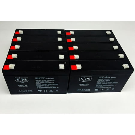SPS Brand 6V 7 Ah Replacement Battery for Makita 9.6v BMR100, 9120, 6222D, 6260D, 6226D (10 (Makita Ls1016l Best Price)