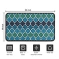 thumbnail image 5 of Blue Green Checkered Pattern Door Rugs,Washable Non Slip Door Mats Indoor,Decorative Door Mats,Entry Mat Indoor for Entrance,Bedroom,Kitchen,Bathroom,30"x17", 5 of 6