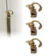 thumbnail image 2 of Promotion!Decoración del hogar con cabeza de bisagra,juego de 3 cabezas de bisagra de puerta de animales vintage,imán de cabeza de bisagra de animal de bronce,pasador de bisagra, 2 of 8