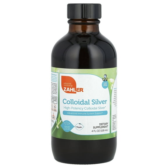 Zahler Colloidal Silver, 100 PPM, 4 fl oz (118 ml)
