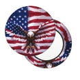 thumbnail image 7 of Bar Stool Covers Round, Usa Eagle With Spread Wings Bar Stool Cushion Covers Seat Cushion With Elastic Bands, Chairs Covers For Kitchen Dining Room 12-14 Inch, 7 of 7