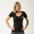 thumbnail image 2 of Rapid Dominance Women V-Neck T-Shirt- Marines- Black- Small, 2 of 4