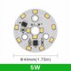 thumbnail image 3 of Chip de luz LED empotrada de 3 W, 5 W, 7 W, 9 W, 12 W, 15 W, 18 W, SMD 2835, cuentas de luz CA 220 V, bricolaje, para luz LED empotrada, foco de iluminación blanco frío/cálido, 3 of 5