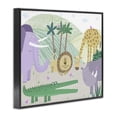 thumbnail image 2 of Stupell Industries Contemporary Jungle Savannah Animals Black Framed Giclee Art, 20 x 16, by Carla Daly, 2 of 8