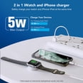 thumbnail image 2 of Xingbo 2 in 1 Wireless Magnetic Charging for iphone 14/13/12 Apple Watch SE/6/5/4/3/2/1, 2 of 8