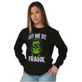 thumbnail image 5 of Funny Halloween Let Me Be Frank Long Sleeve TShirt Men Women Brisco Brands S, 5 of 6