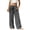 Grey, variant on Siminsem Wide Leg Linen Pants for Women Elastic Waist Cotton Blend Casual Trousers with Pockets Loose Flowy Summer Beach Work Vacation Outfit High Waist 2026, Grey, L