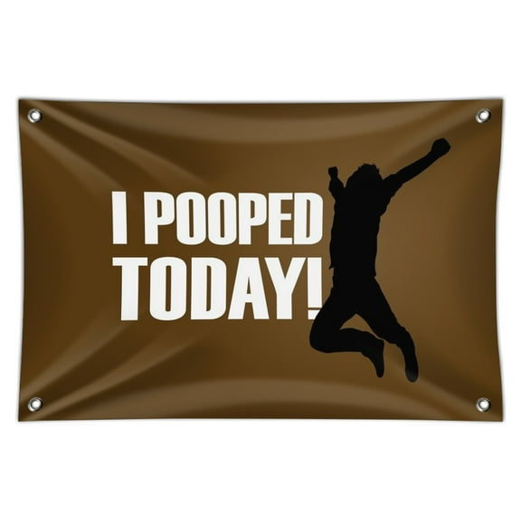 I Pooped Today Jumping for Joy Home Business Office Sign