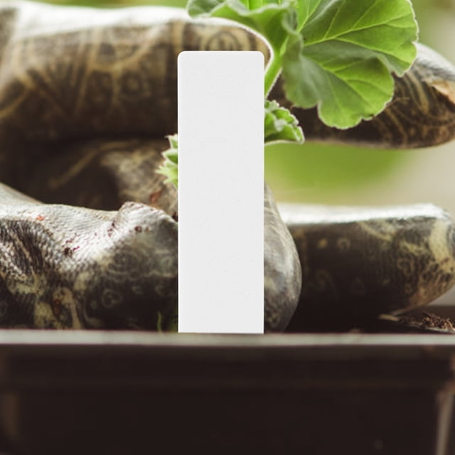Etiquetas de plástico para nombres de flores, 100 unidades, etiquetas de plástico para nombres de plantas y flores, etiquetas de plástico para nombres de flores de primera calidad