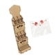 thumbnail image 1 of Porta dardos ligero de madera maciza que muestra un elegante y práctico expositor de dardos. 374 cm de altura, 1 of 9