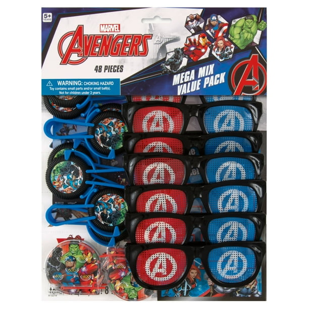 Avengers Party Favors for 8, 48pcs