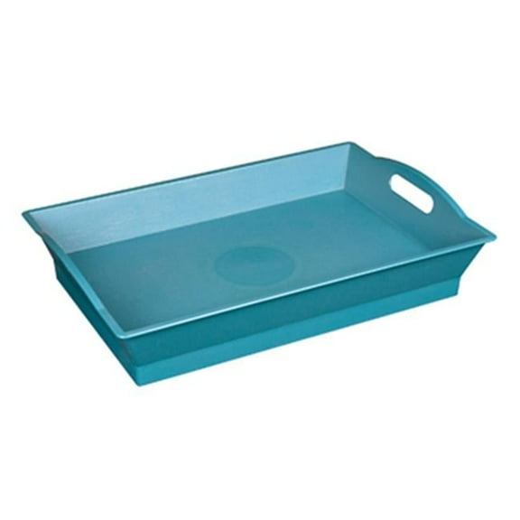 Little Butler  PVC Serving Tray, Aqua - Small