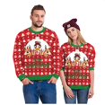 thumbnail image 2 of Unisex Animal Print Crew Neck Ugly Christmas Xmas Pullover Sweatshirt, 2 of 3