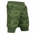 thumbnail image 2 of Short Deportivo Wilson para Hombre con Biker Camuflaje a Tono Color Verde Militar Talla CH, 2 of 4