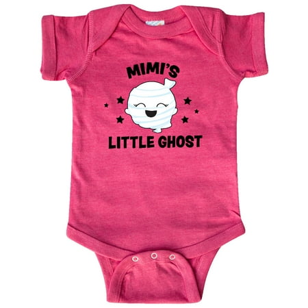 

Inktastic Cute Mimi s Little Ghost with Stars Gift Baby Girl Bodysuit
