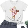 thumbnail image 5 of LiMoi Short Sleeve Tshirts Shirts T Shirts for Women Trendy Floral Blouses Tshirts Shirts Items Ordered by Me, 5 of 5
