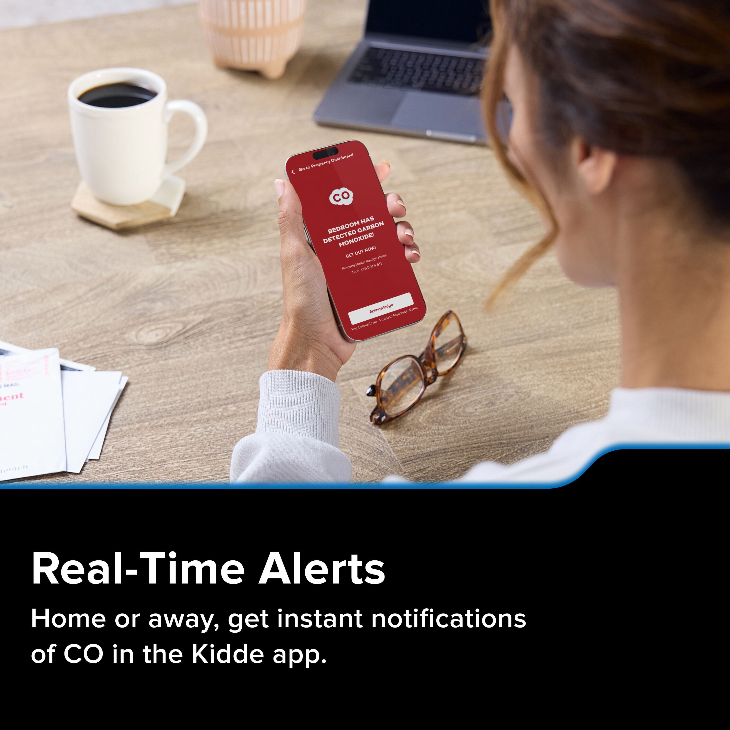 Kidde Smart Carbon Monoxide Detector, Plug-In with AA Battery Backup, COPDW
