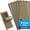 Brown, variant on IUU - Extra Strong Magnetic Air Vent Screen Cover for Floor 5-Pack (5'' x 11'', White)
