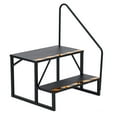 thumbnail image 2 of Garvee RV Steps with Handrail, Outdoor RV Stairs Step Portable Mobile Motor Home Stairs for Travel Trailer Pool Hot Tub Trampoline, 2 of 8