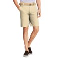 thumbnail image 1 of Ma Croix Mens Twill Chino Shorts with Belt Flat Front Modern Fit, 1 of 3