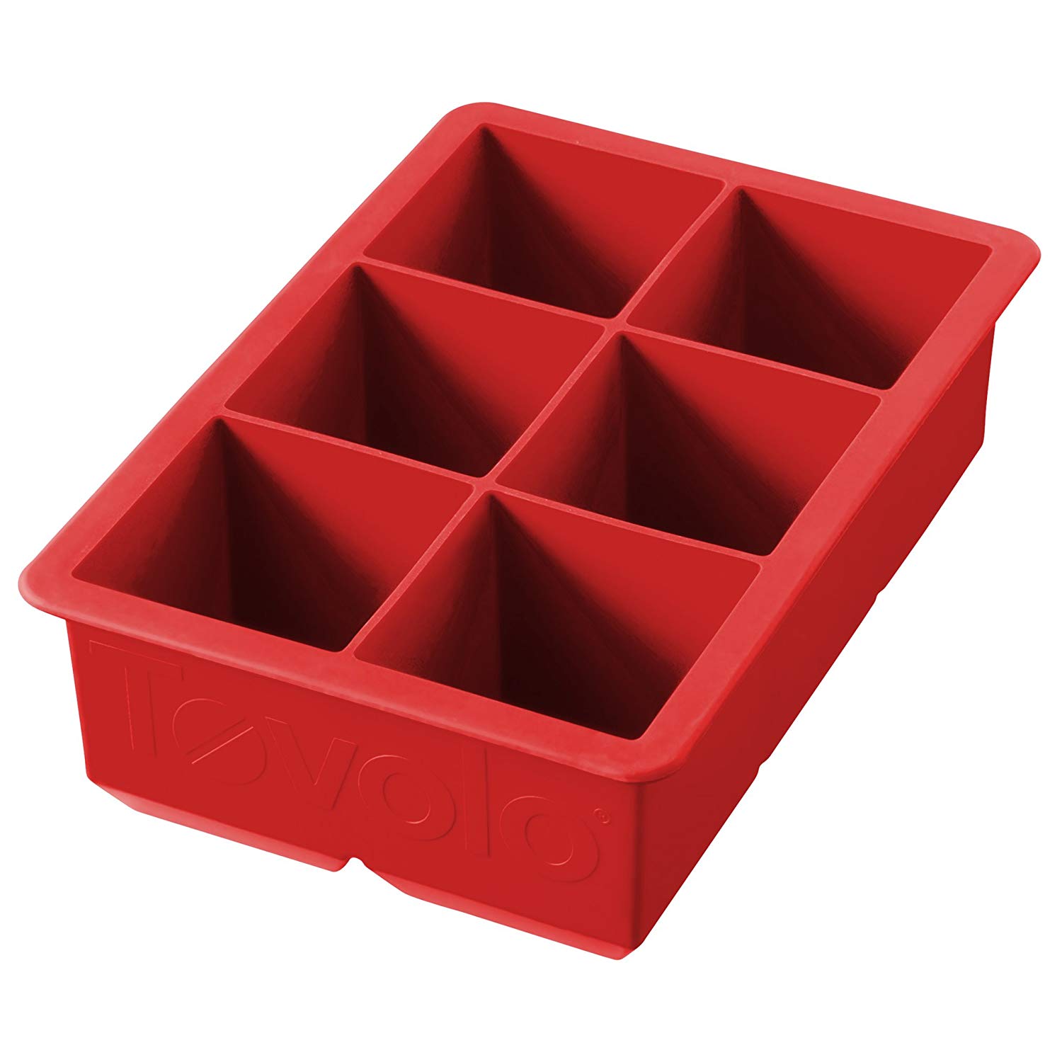 King Cube Ice Mold Freezer Tray of 2" Cubes