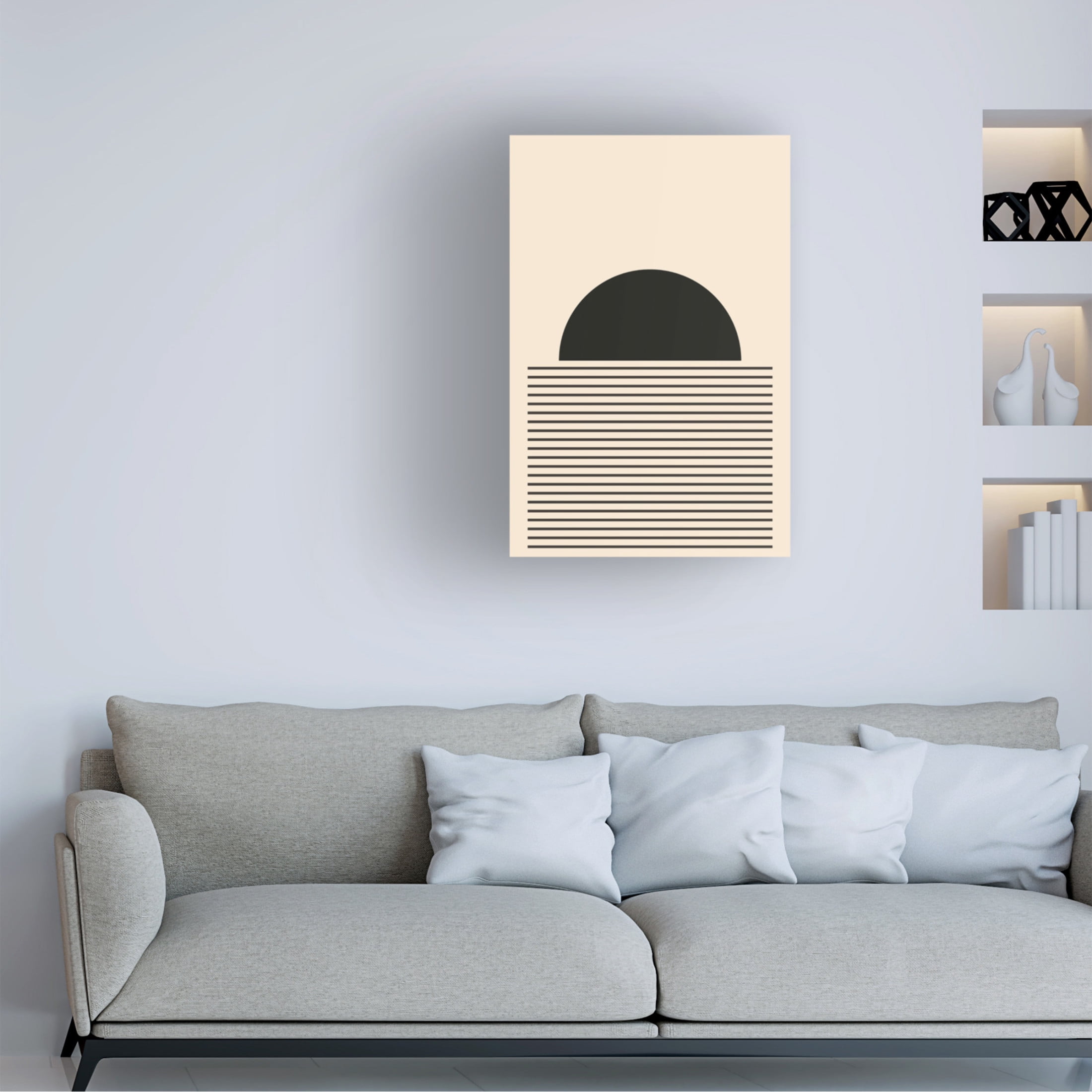 Trademark Fine Art jay stanley Geometric Vibes 6 Canvas Wall Art
