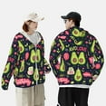 thumbnail image 6 of Gaeub Avocado Love Men's and Women's UPF 50+ Long-Sleeved Sun Protection Clothing, Fishing Shirt Long Sleeve Zip - Small, 6 of 9