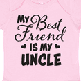 thumbnail image 4 of Inktastic My Best Friend is My Uncle with Hearts Boys or Girls Baby Bodysuit, 4 of 5