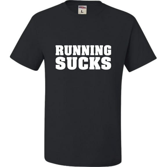Youth Running Sucks Funny Work Out Gym T-Shirt